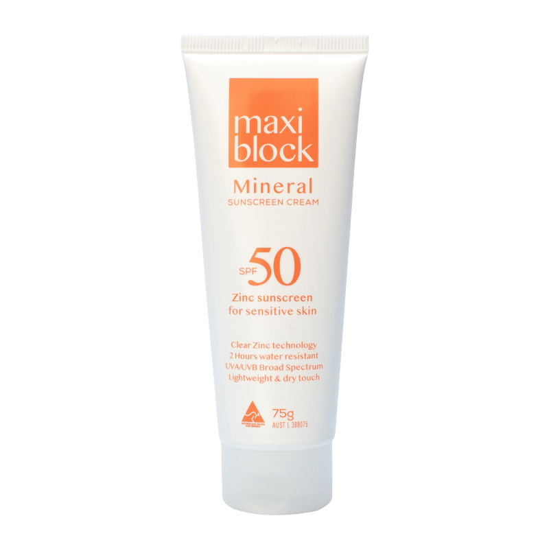 Maxiblock Mineral Zinc Cream 75g Tube